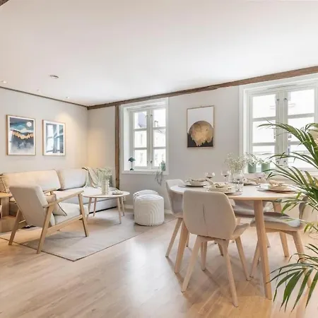 شقة Nydelig Townhouse Sentralt I Bergen, Sandviken *